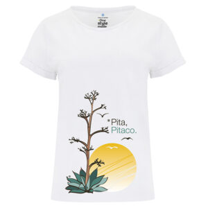 Diseño de camiseta con pita de cabo de gata